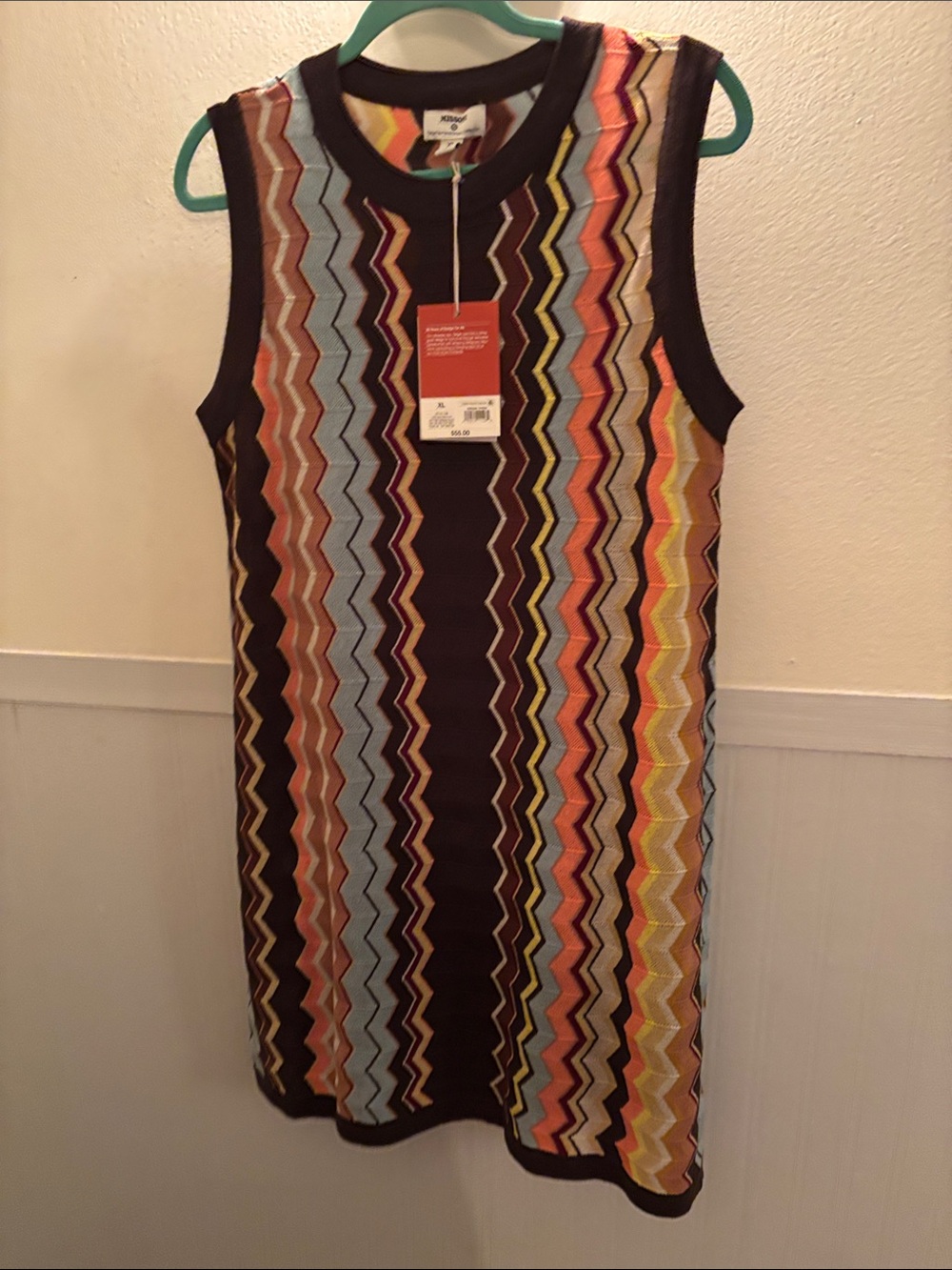 Missoni for Target Zigzag Knit Sleeveless Dress in Multicolor